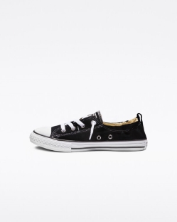 Converse Chuck Taylor All Star Shoreline Lány Rövidszárú Fekete | YZBROCT-HU